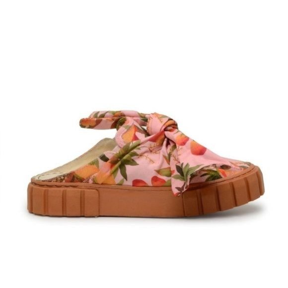 FARM RIO Womens Mango Trees Mule Sneaker With Bow EUA 9 / EUR 40 - Picture 3 of 11